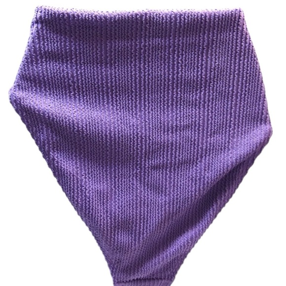 Old Navy Women's Extra High-Waisted Purple Old Navy Purple Bikini Bottom 3X - Picture 5 of 9